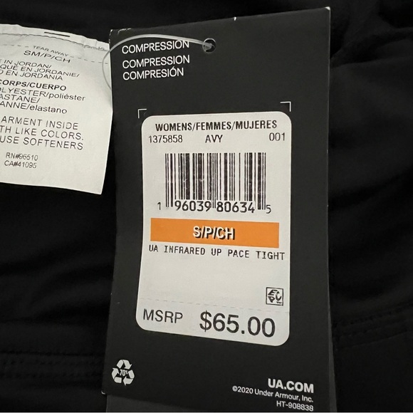Under Armour Compression Leggings NWT size small - Picture 8 of 10